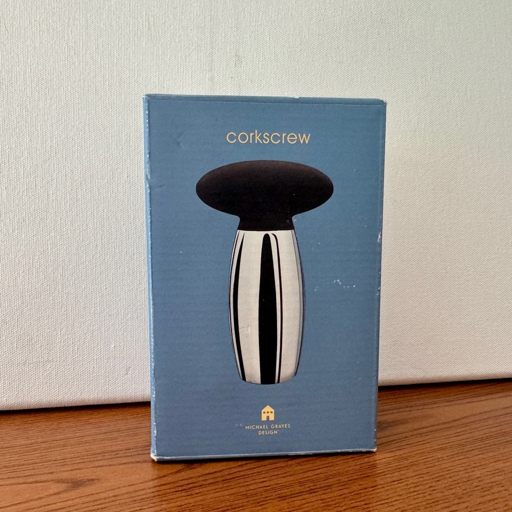 Michael Graves corkscrew wine bottle opener